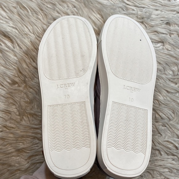 NWT J. Crew Factory Explorer Gray Canvas Slip On Boat Shoes sz 10 - Picture 7 of 10